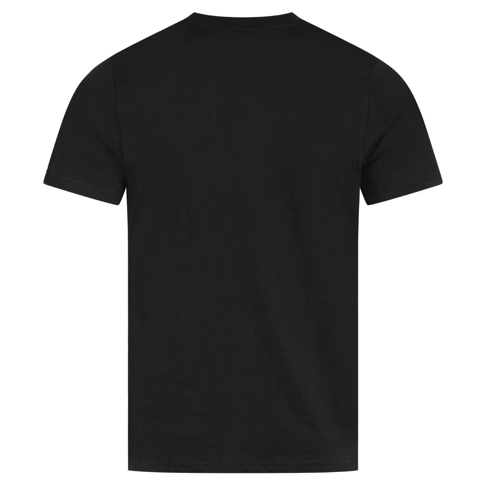 BEN SHERMAN Flocked Logo Herren T-Shirt 0076268N-BLACK
