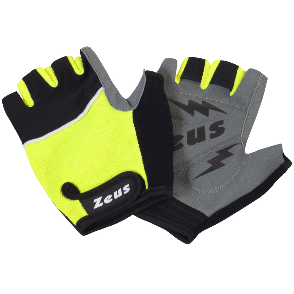 Zeus Fitness Gants d'halterophilie demi-doigts
