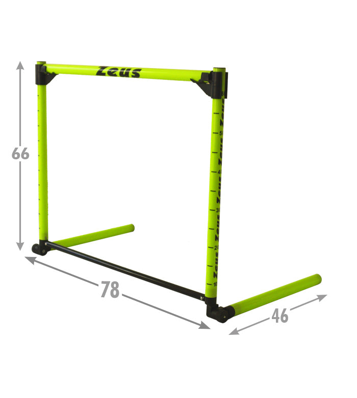 Zeus Haies d'entraÃ®nement rÃ©glables hauteur 10-60 cm Lot de 6
