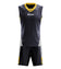 Zeus Kit King Basketball Trikot + Shorts blu/giallo – L