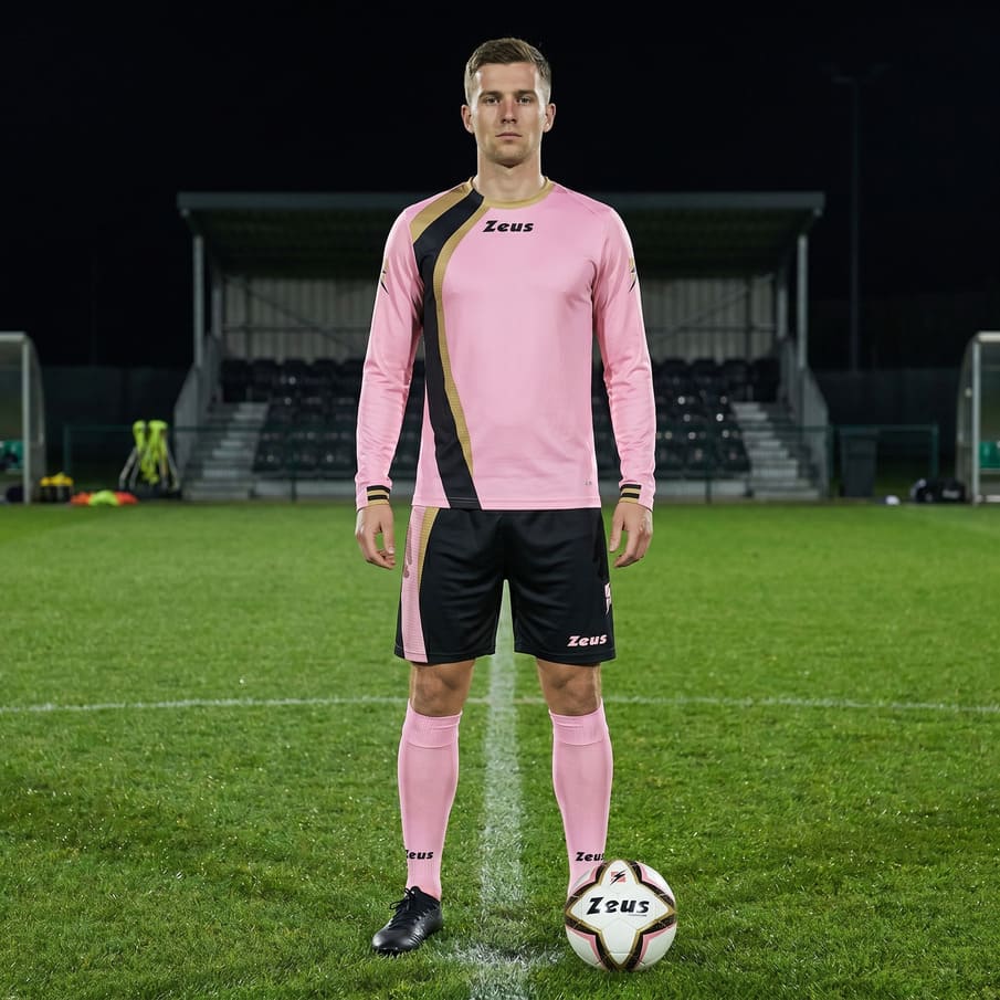 Zeus Kit Spagna Trikot-Set + Shorts 2-tlg. Ml rosa/nero