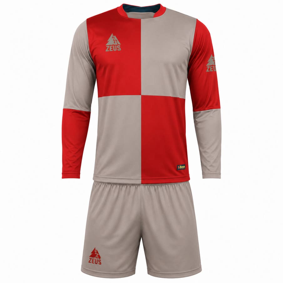 Zeus Kit Yaris Herren Trikot-Set 2-teilig grigio/rosso