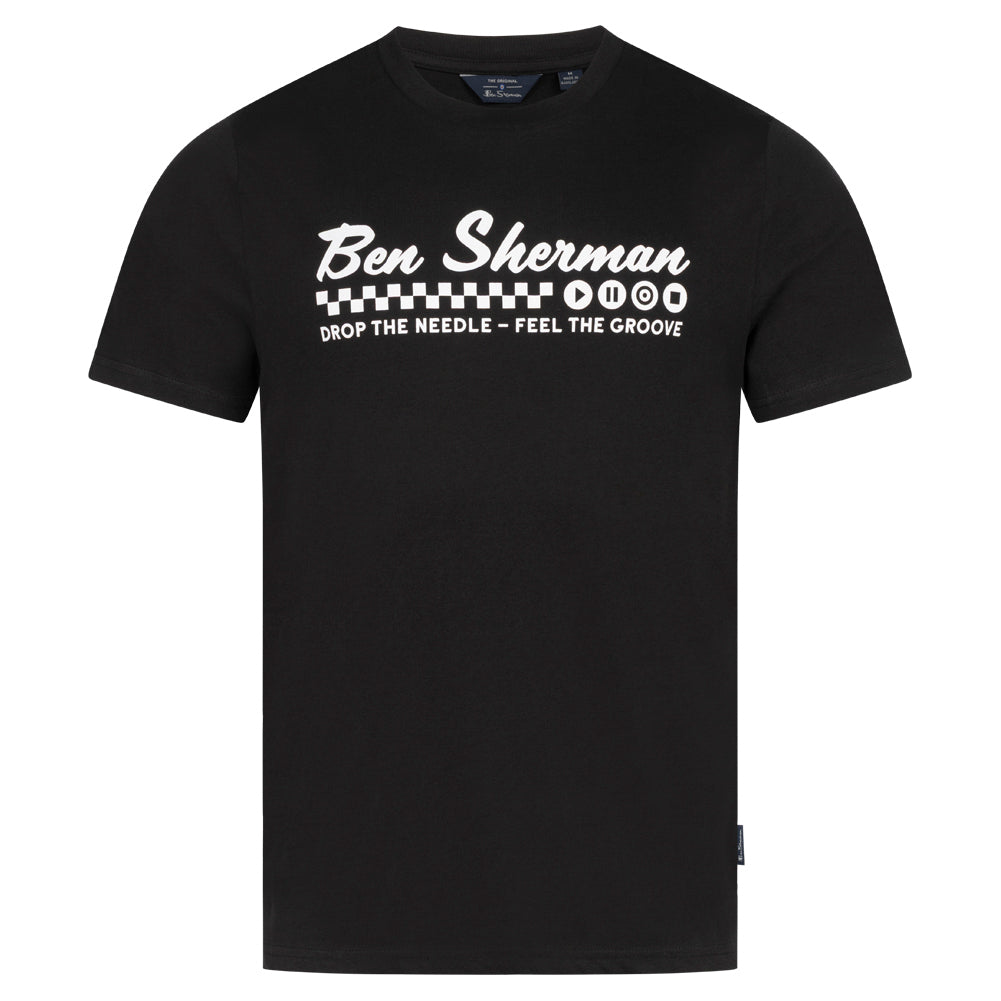 BEN SHERMAN Feel the Groove Herren T-Shirt 1012965-BLACK