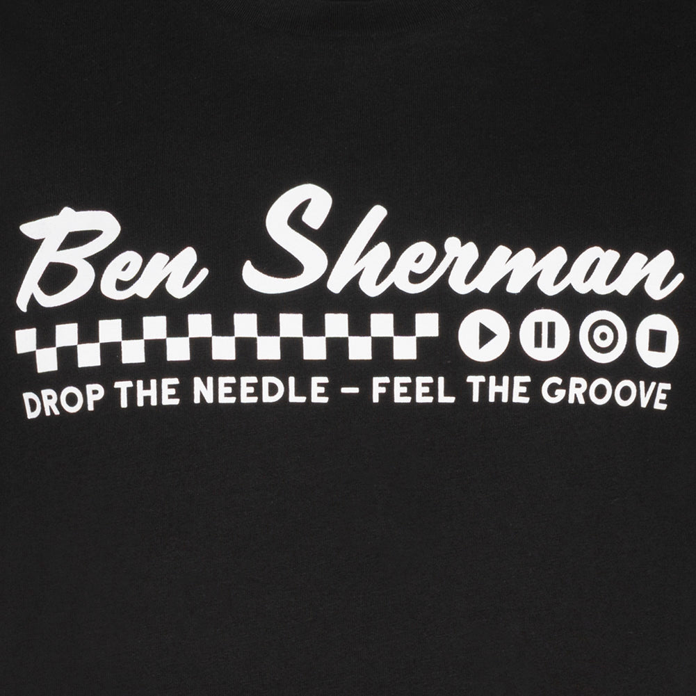 BEN SHERMAN Feel the Groove Herren T-Shirt 1012965-BLACK