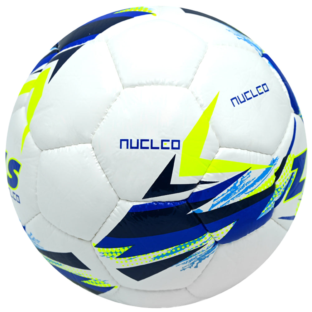 Zeus Nucleo Fußball weiß/royal