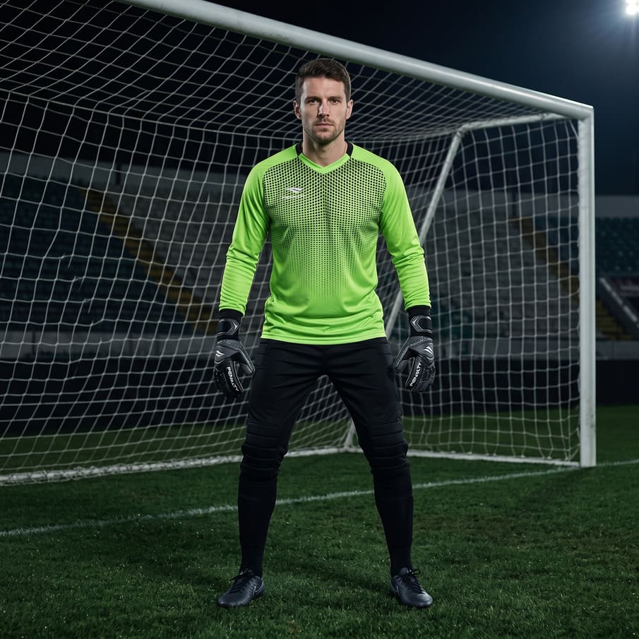PENALTY Delta Herren Torwarttrikot Neon Green/Black 3.115.015.015