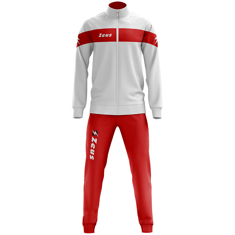 Zeus Tuta Apollo Hommes SurvÃªtement blanc rouge