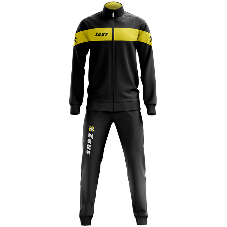 Zeus Tuta Apollo Hommes SurvÃªtement noir jaune