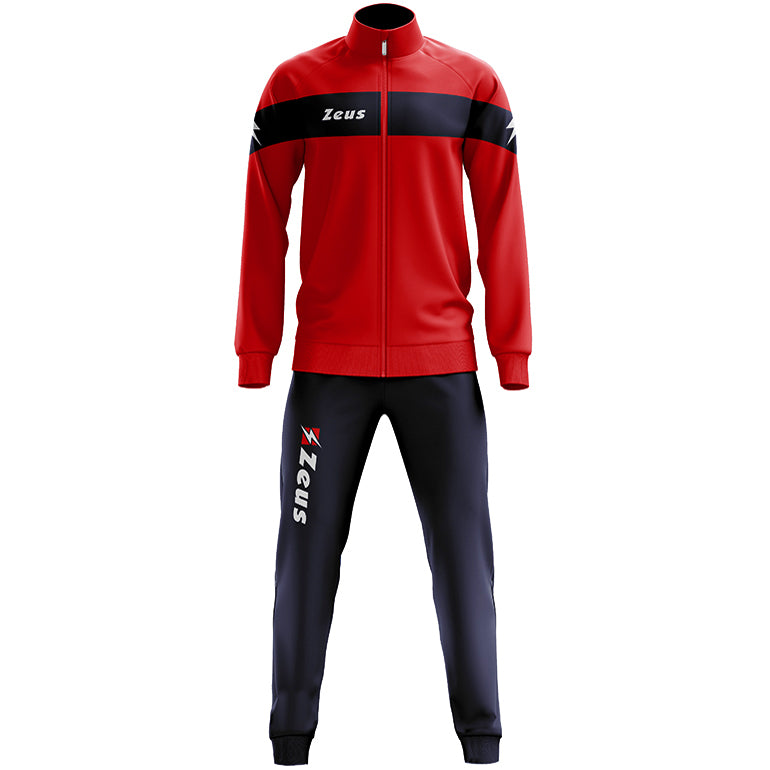 Zeus Tuta Apollo Hommes SurvÃªtement Rouge Navy