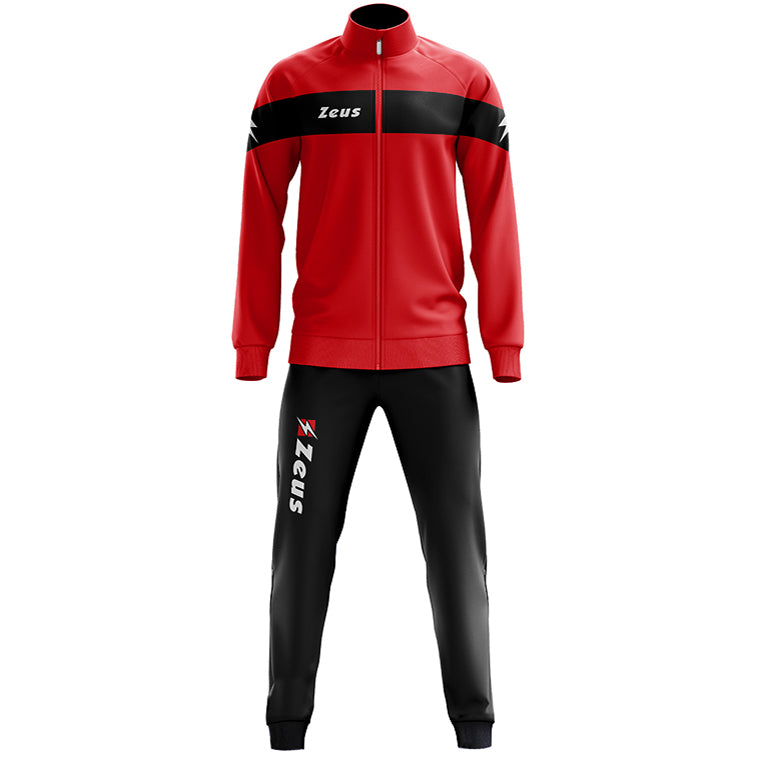 Zeus Tuta Apollo Hommes SurvÃªtement rouge noir