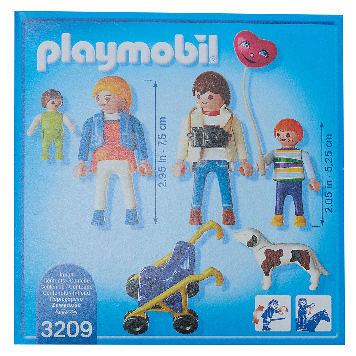 PLAYMOBIL® Familienspaziergang mit Buggy 3209