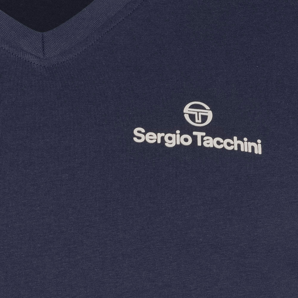 Sergio Tacchini Herren Unterhemden V-Ausschnitt 2er-Pack navy 39493536