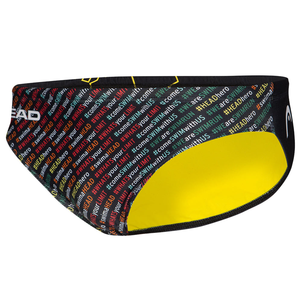 HEAD SWS Team Printed Brief 5 GarÃ§on Maillot de bain 452575-COL