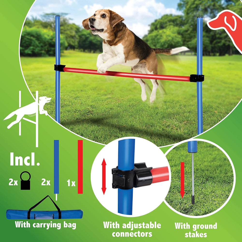 maxxpro Agility Spring Stick - Set Agility für Hunde 47432