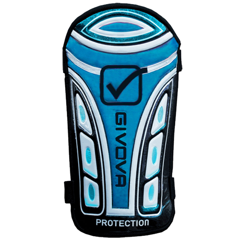 Givova ProtÃ¨ge-tibias "Parastinco Protection" noir / bleu