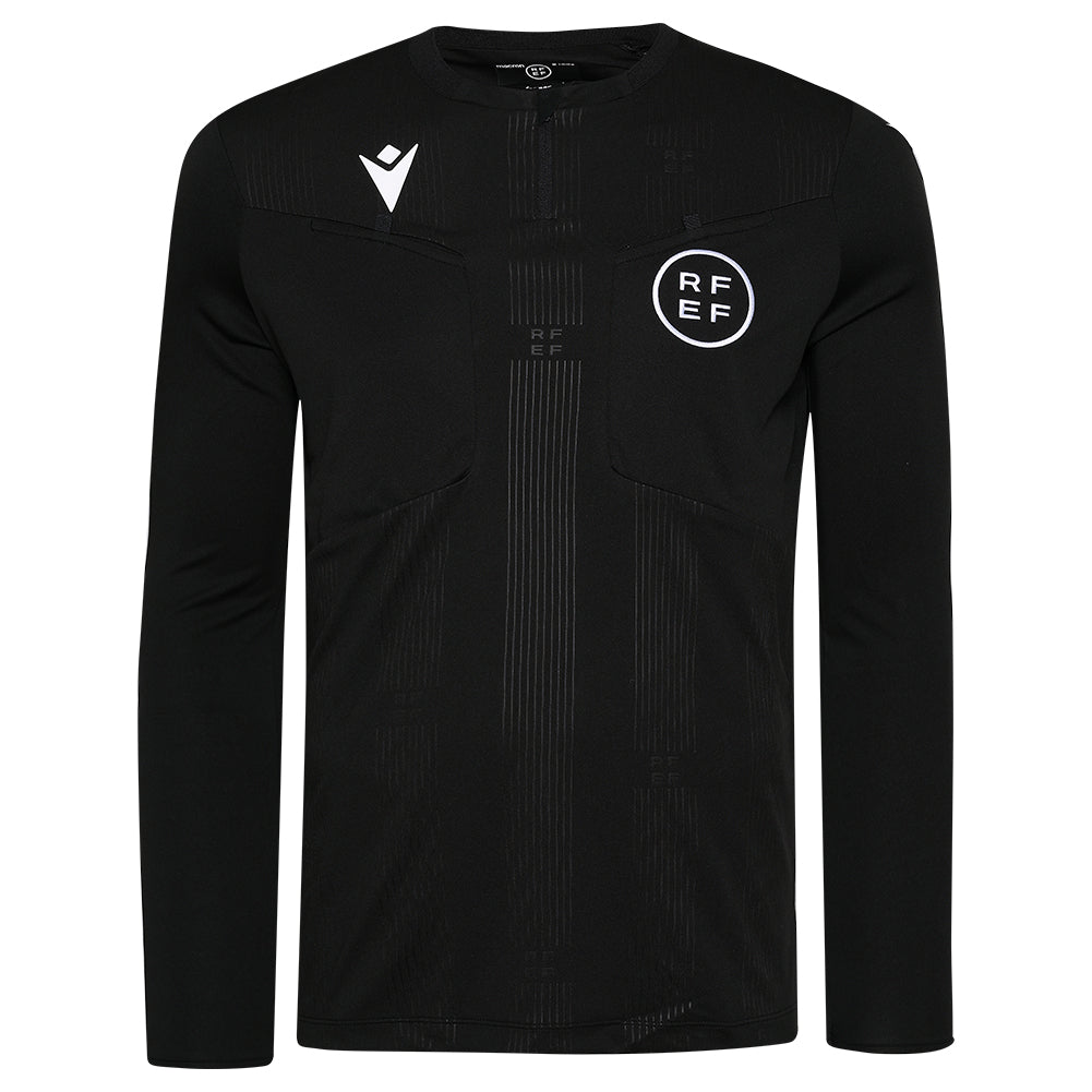 Spanien RFEF macron Herren Langarm Schiedsrichter Trikot 58546924