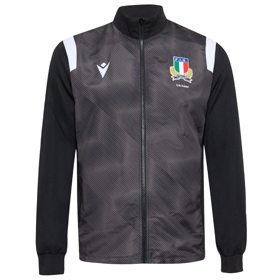 Italien FIR Rugby macron Herren Präsentations Jacke 58550016
