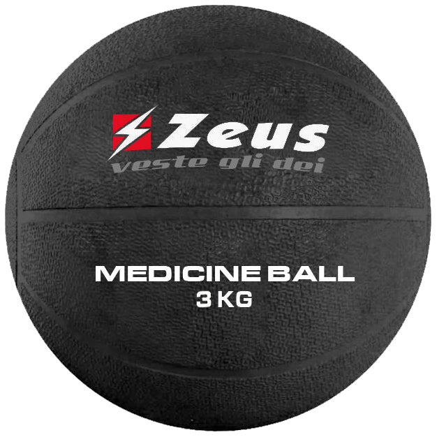 Zeus Medecine ball 3 kg noir