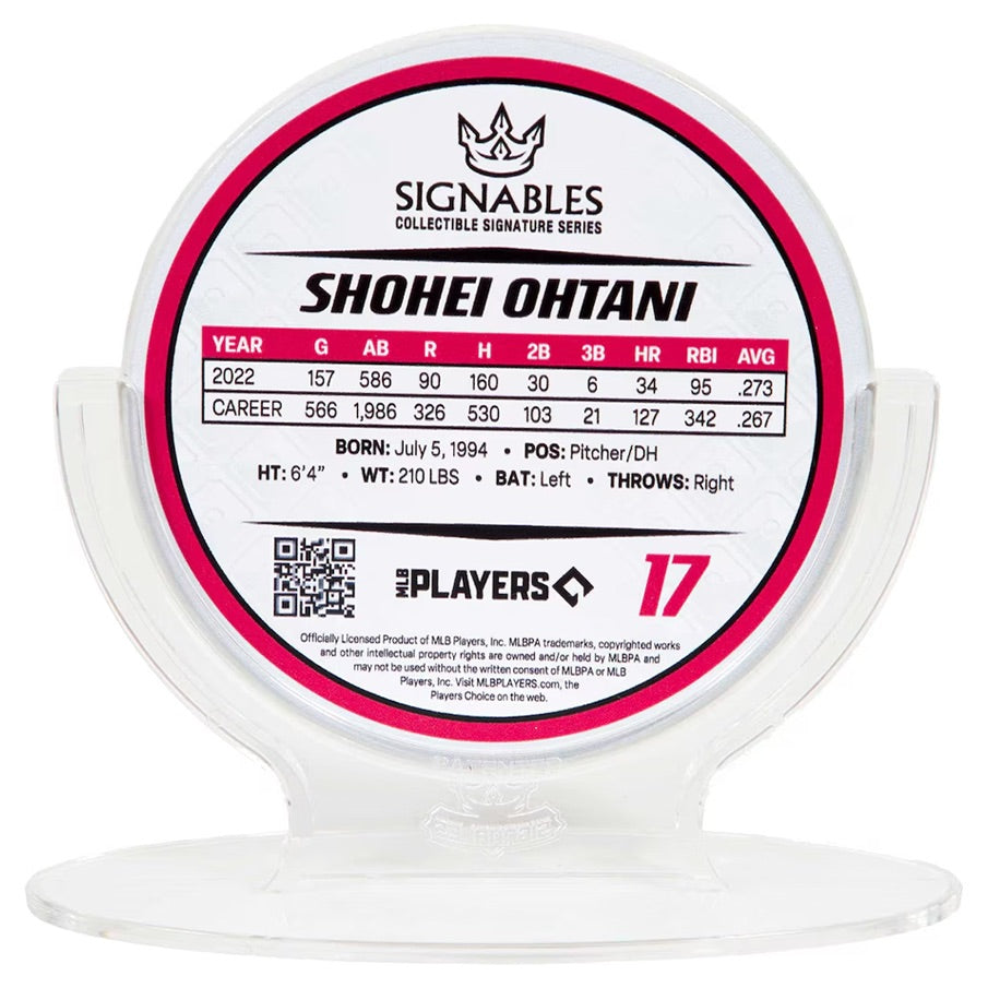 Los Angeles Angels Shohei Ohtani #17 MLB Sammplerstück 13 cm 850032256919