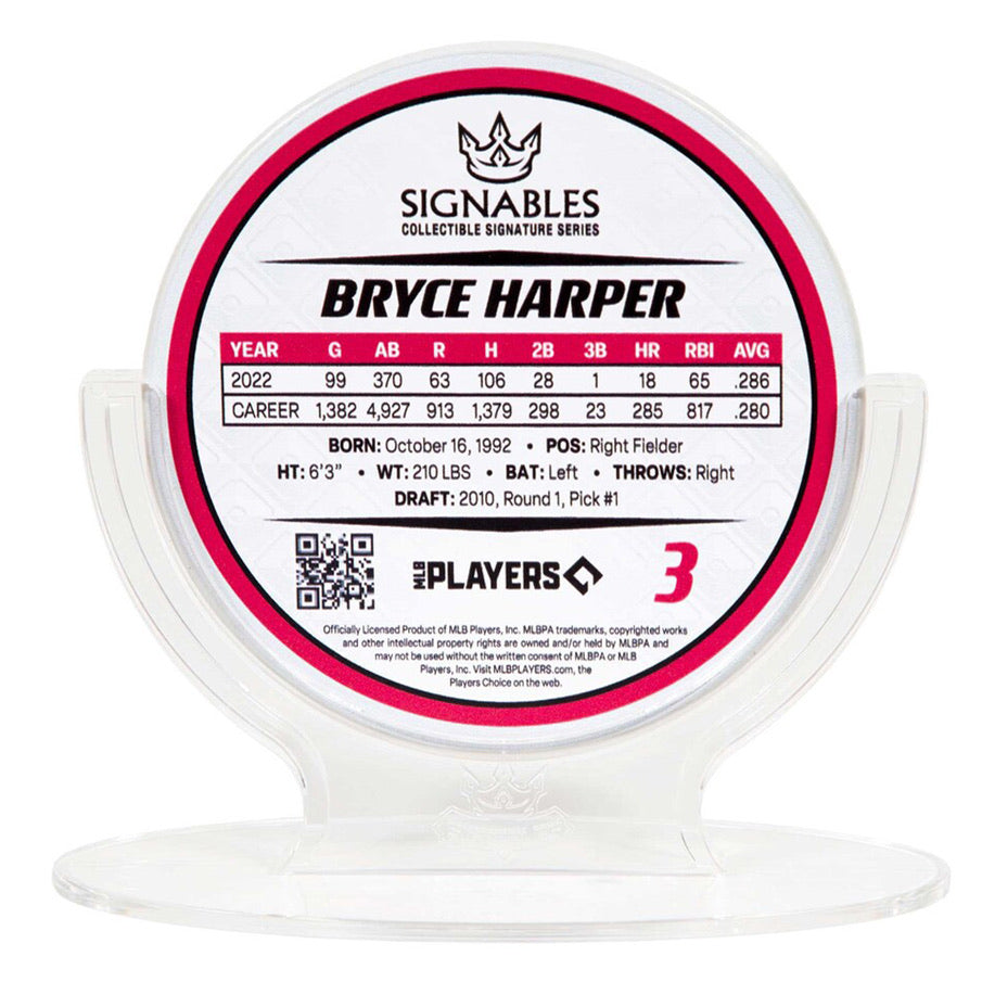 Philadelphia Phillies Bryce Harper #3 MLB Sammlerstück 13 cm 850056417242