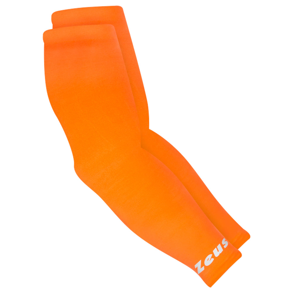 Zeus Couvre bras Manchettes de compression Ã©lastiques nÃ©on orange