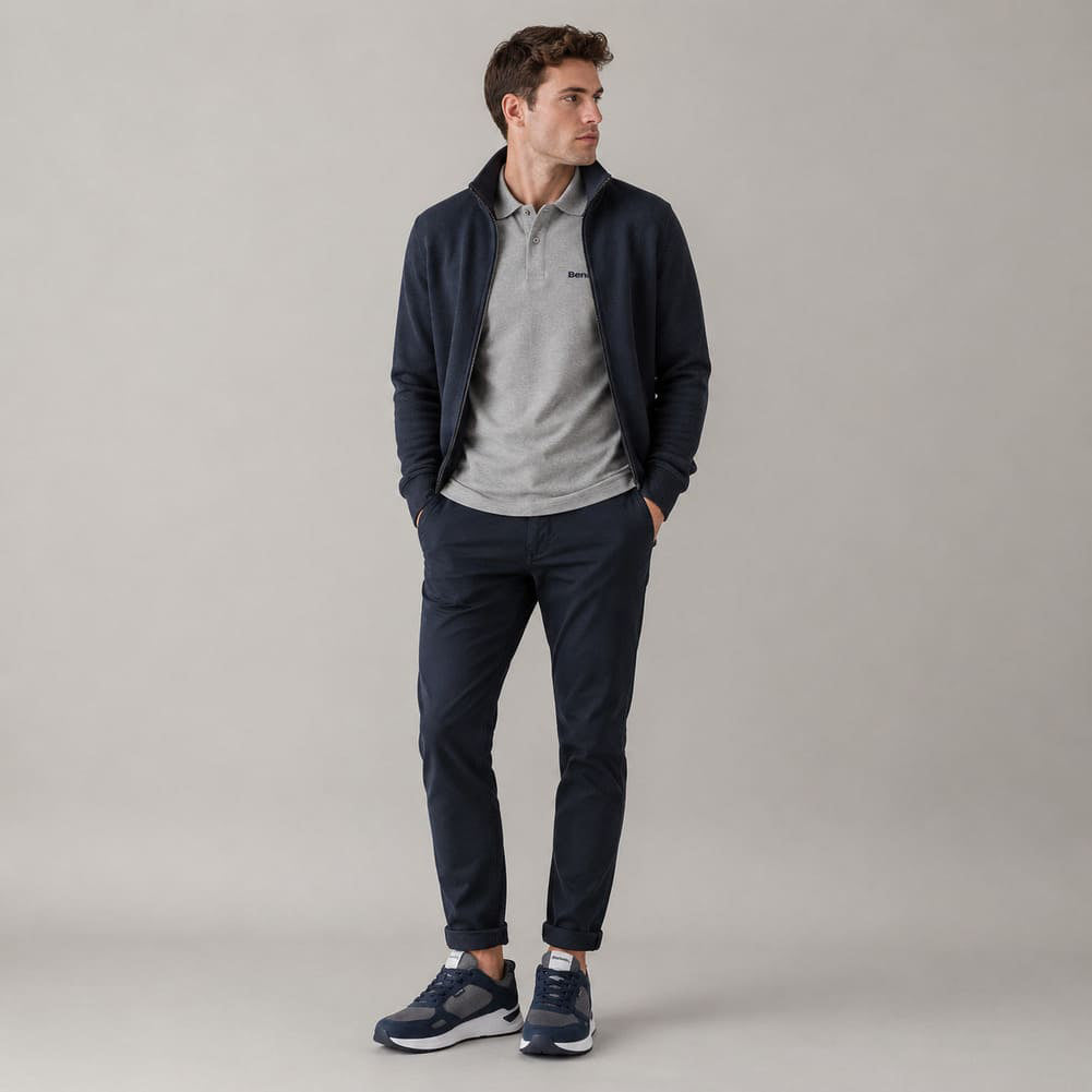 Bench Derker Herren Sneaker navy/grey BEN1028-X32