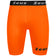 Zeus Bermuda Elastic Pro Hommes Leggings de sport orange fluo – S