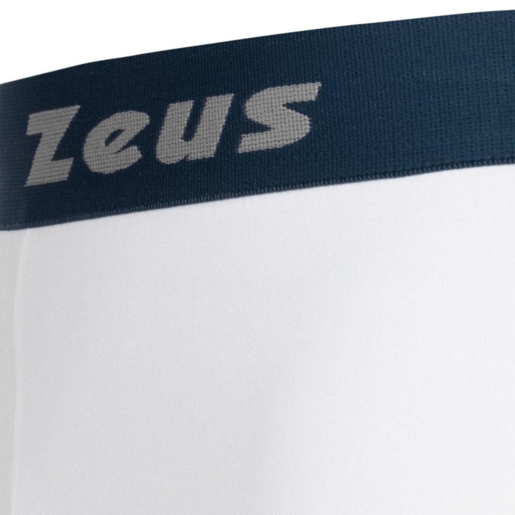 Zeus Bermuda Elastic Pro Hommes Leggings de sport blanc
