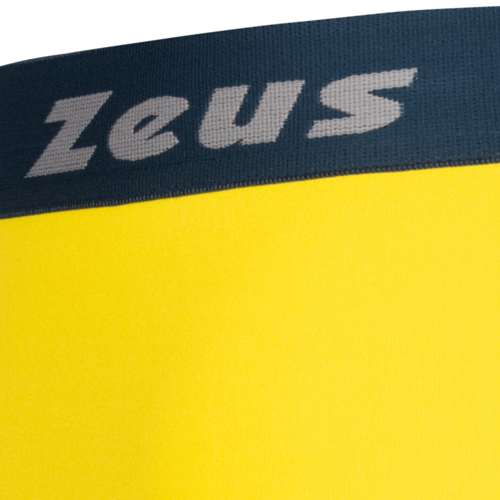 Zeus Bermuda Elastic Pro Hommes Leggings de sport jaune