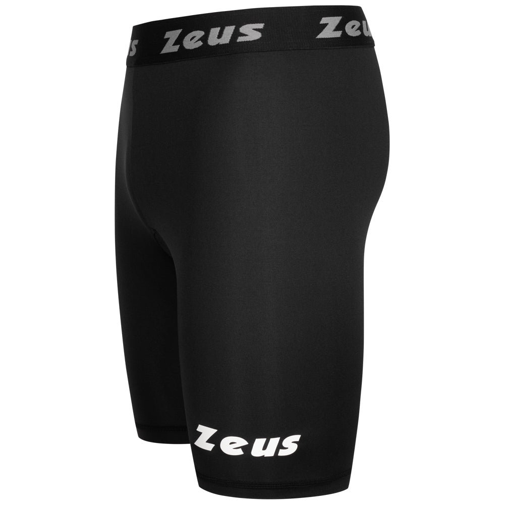 Zeus Bermuda Elastic Pro Hommes Leggings de sport noir