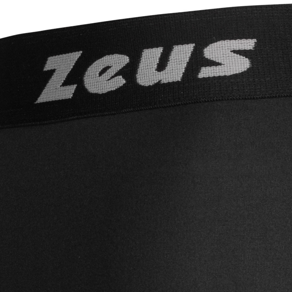 Zeus Bermuda Elastic Pro Hommes Leggings de sport noir