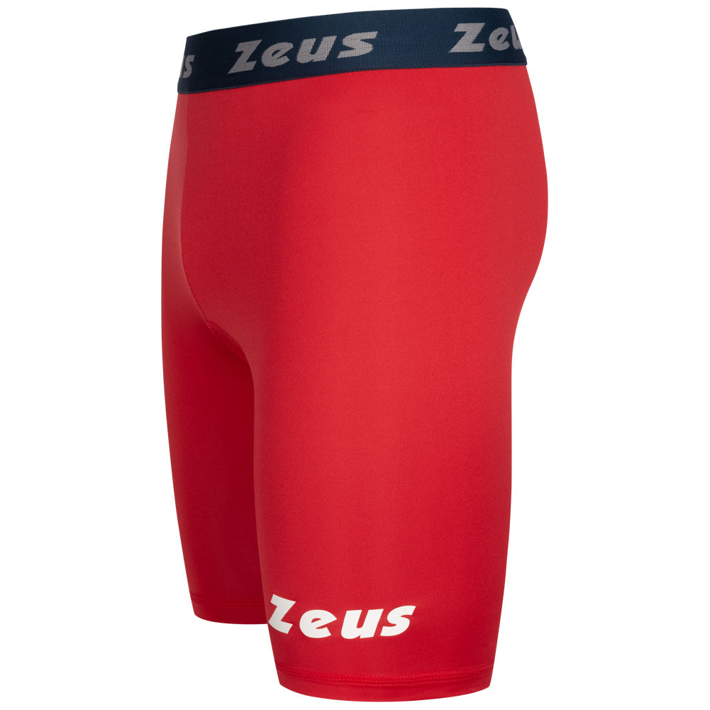 Zeus Bermuda Elastic Pro Hommes Leggings de sport rouge