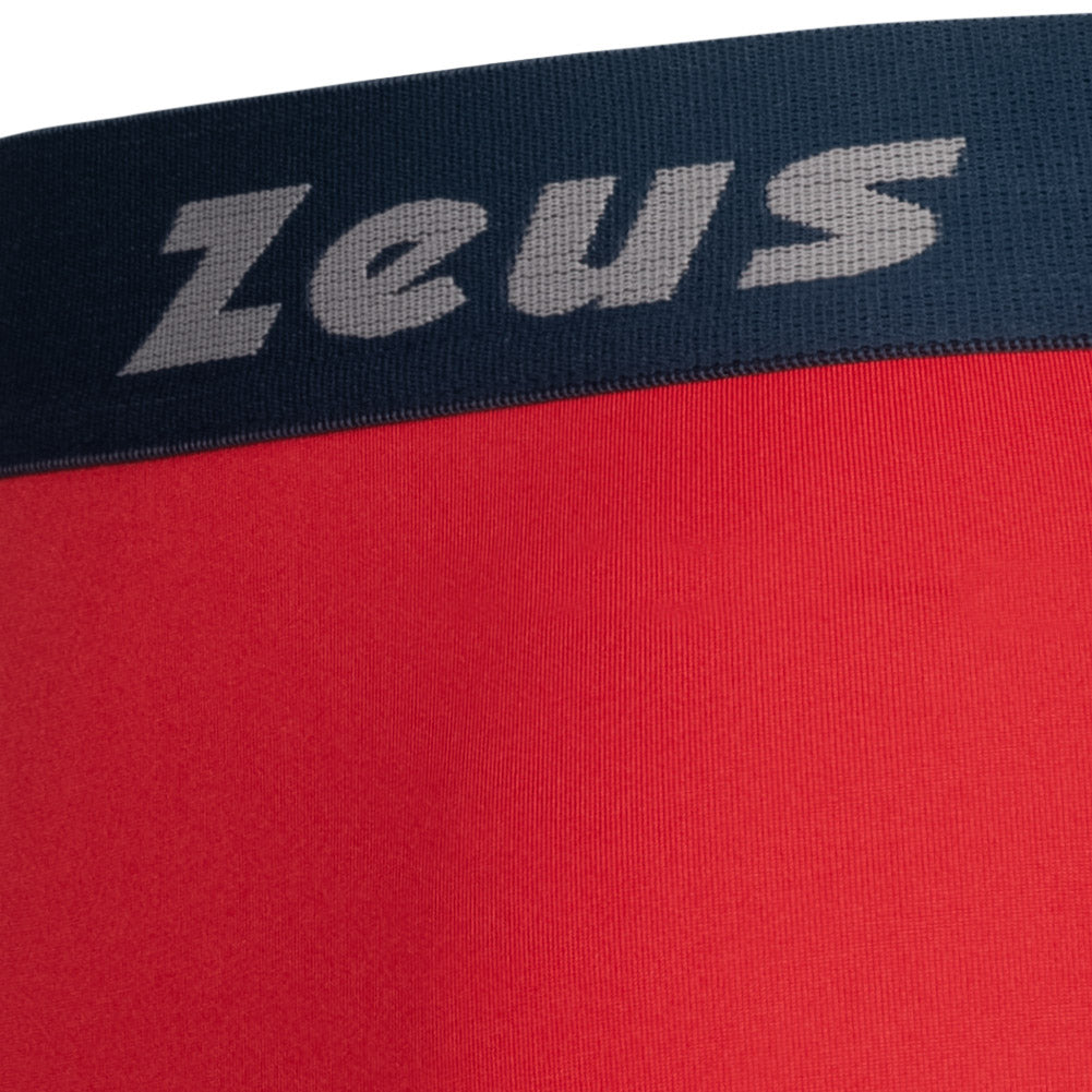 Zeus Bermuda Elastic Pro Hommes Leggings de sport rouge