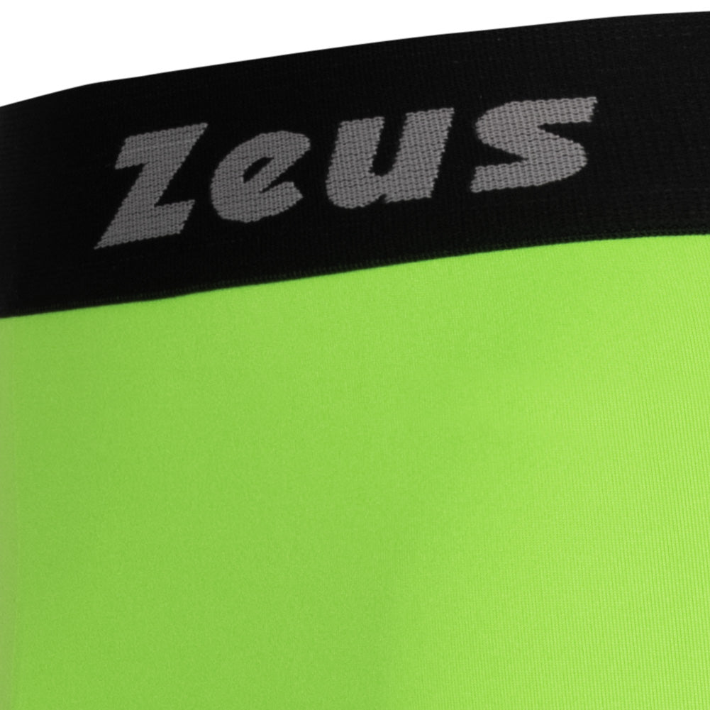 Zeus Bermuda Elastic Pro Hommes Leggings de sport vert fluo