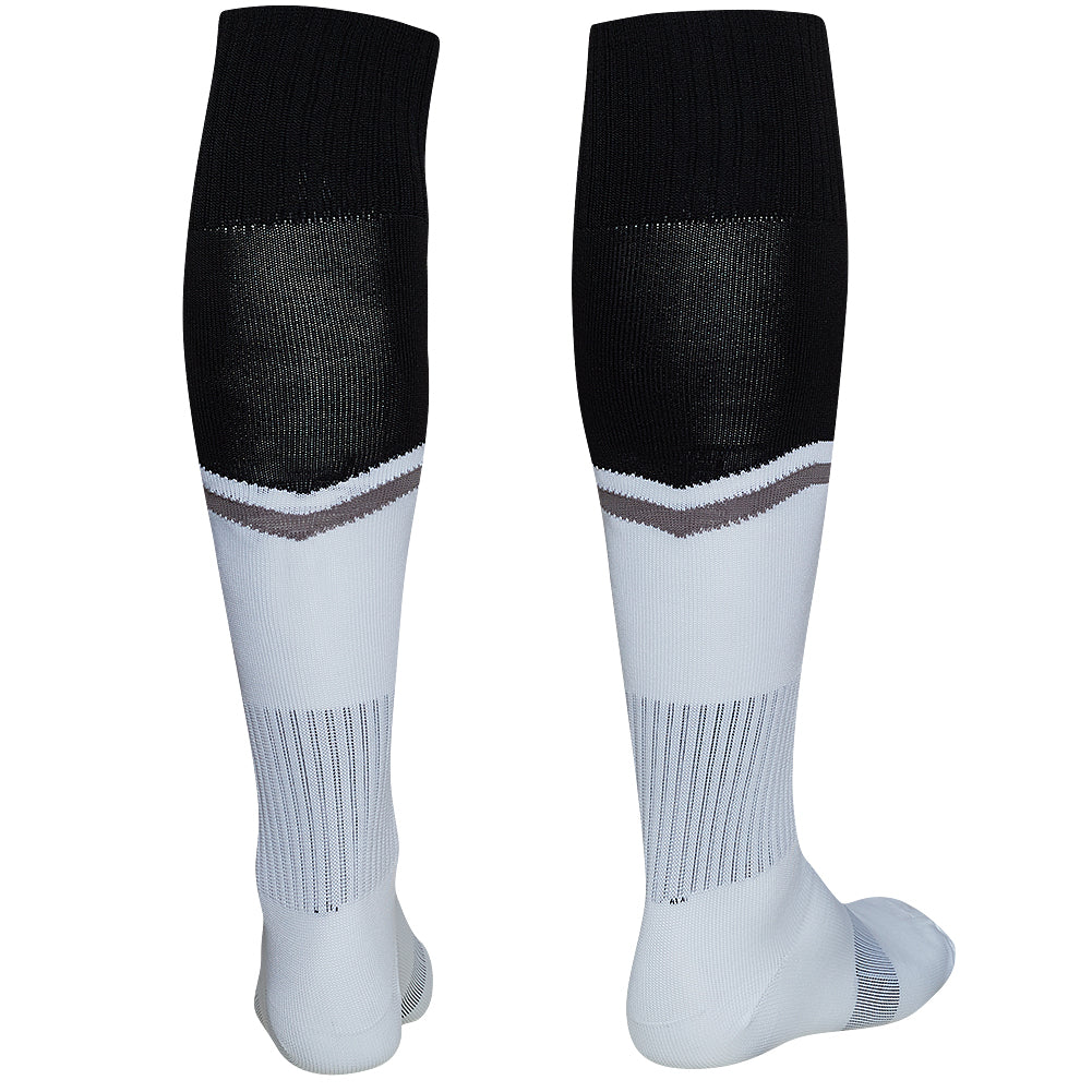 Zeus Calza United Chaussettes de foot blanc noir