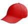 Zeus Casquette de baseball rouge – Einheitsgröße
