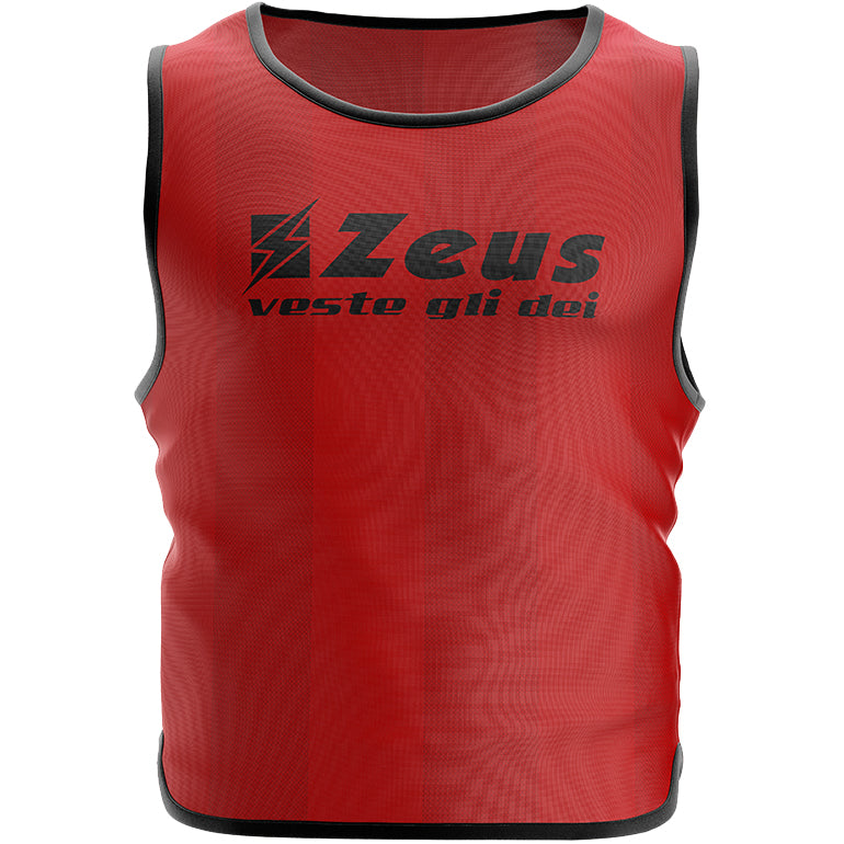 Zeus Lot de 10 Bavoir d'entraÃ®nement rouge