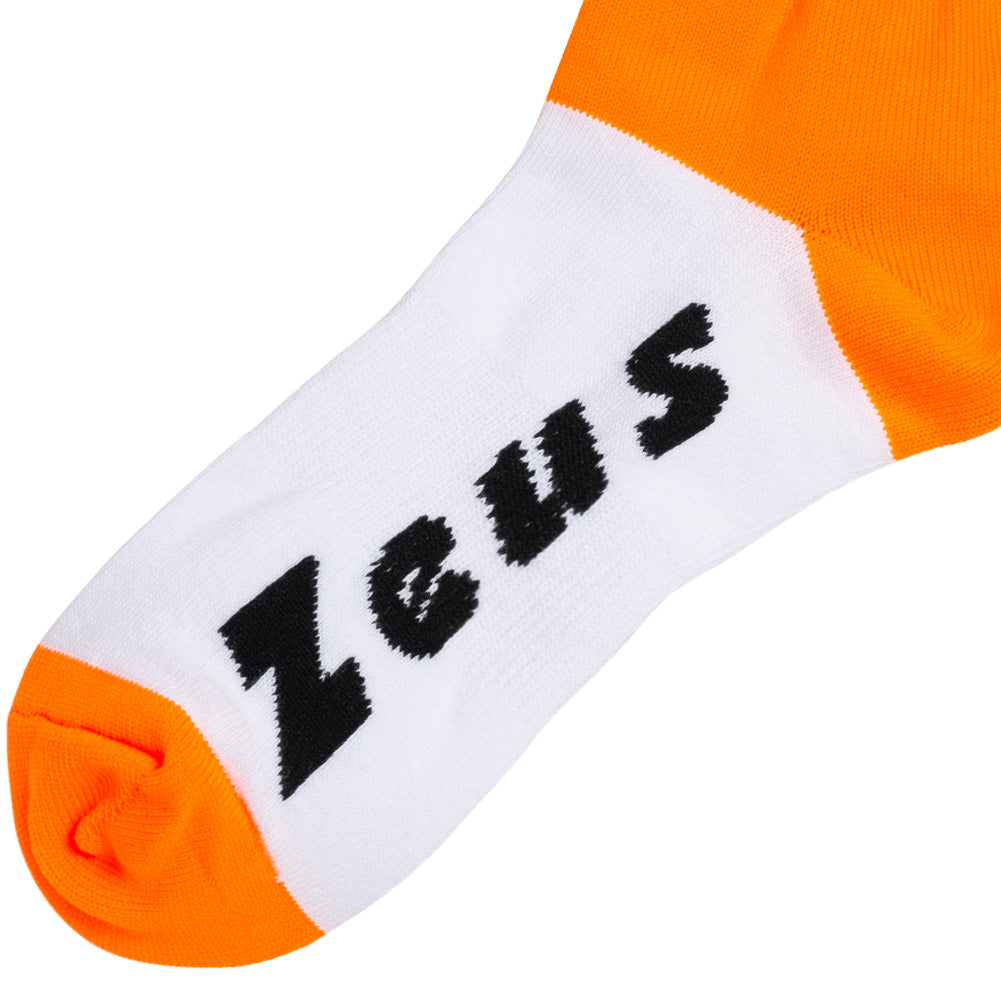 Zeus Calza Energy Chaussettes NÃ©on Orange