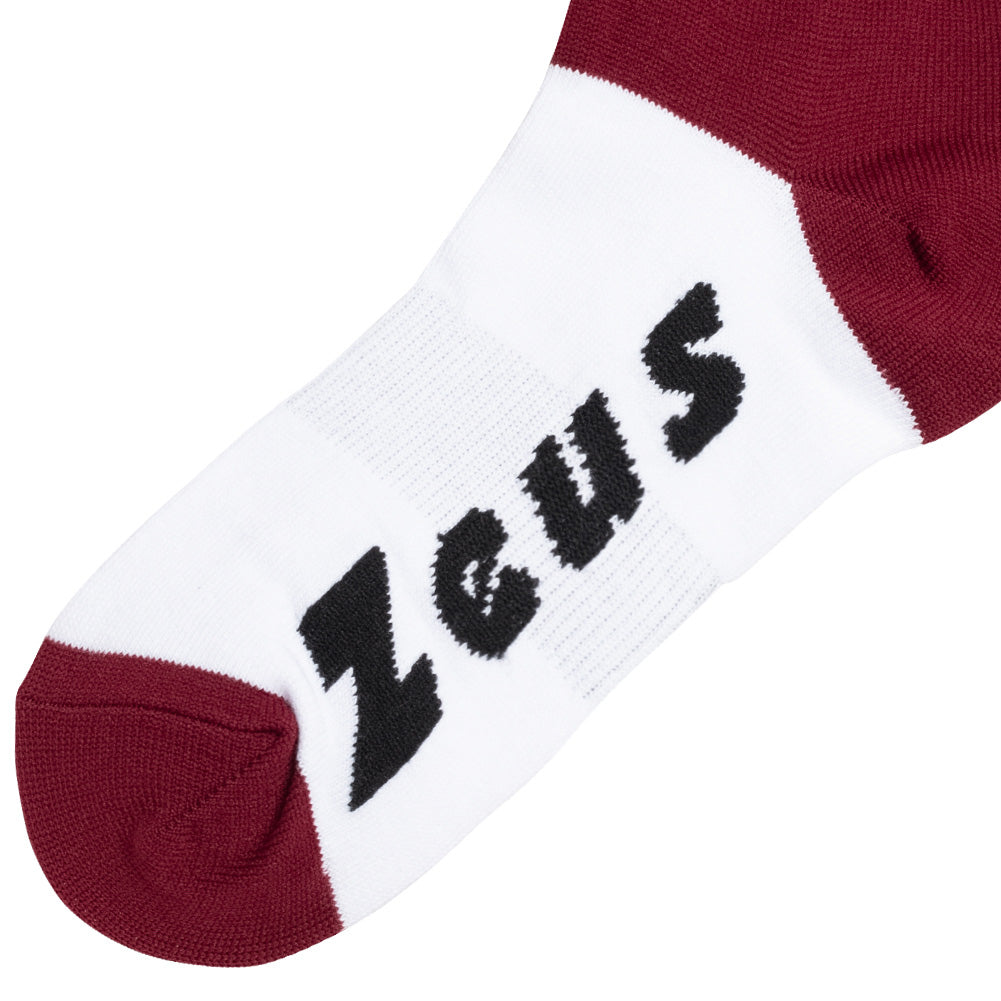 Zeus Calza Energy Chaussettes rouge foncÃ©