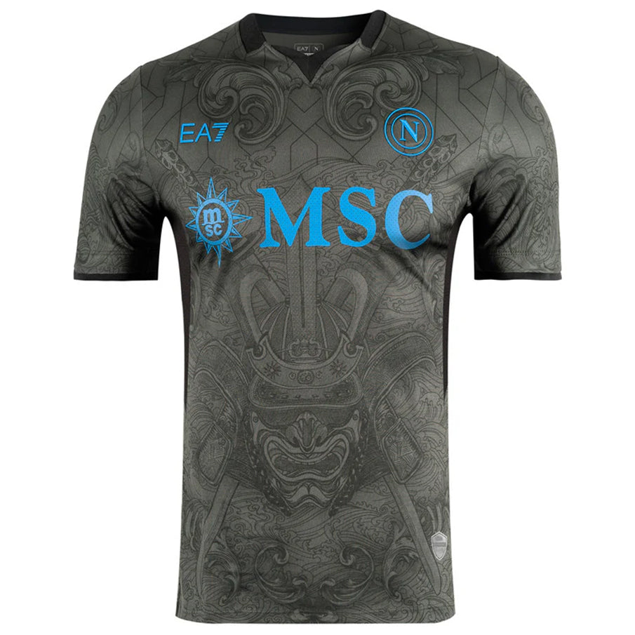 SSC Neapel EA7 Emporio Armani Authentic Herren Ausweich Trikot EASSCN25G05