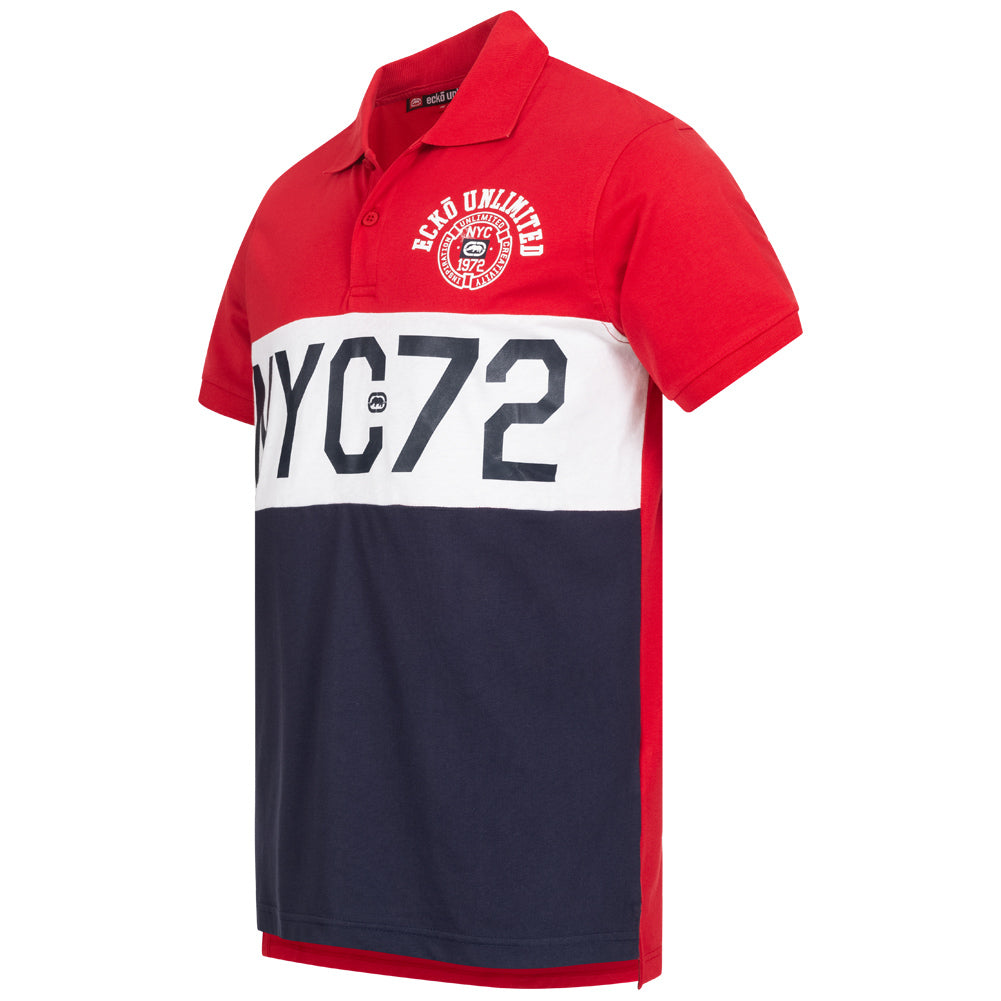 Ecko Unltd. Premium Hommes Polo EFM04794-ROUGE