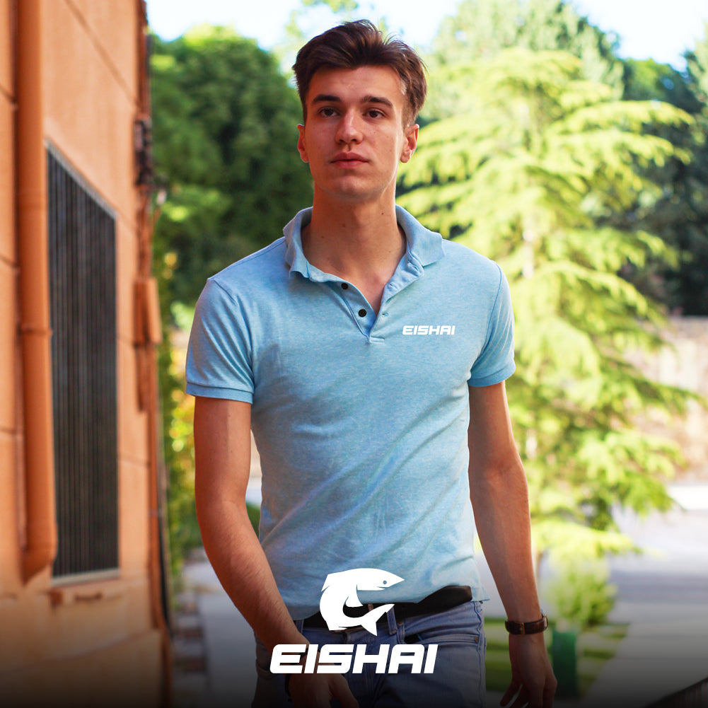 EISHAI "Mare" Herren Polo-Shirt schwarz
