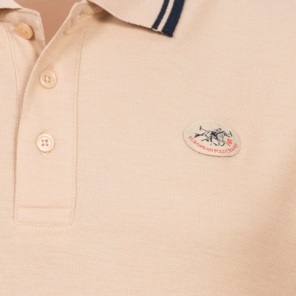 EUROPEAN POLO CHAMP Herren Polo-Shirt EPCPOLOS-BEIGE