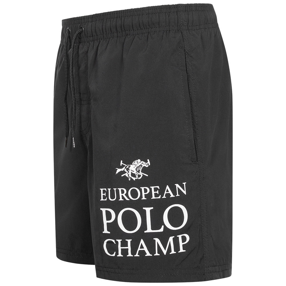 EUROPEAN POLO CHAMP Herren Badeshorts EPCSWIM-SCHWARZ