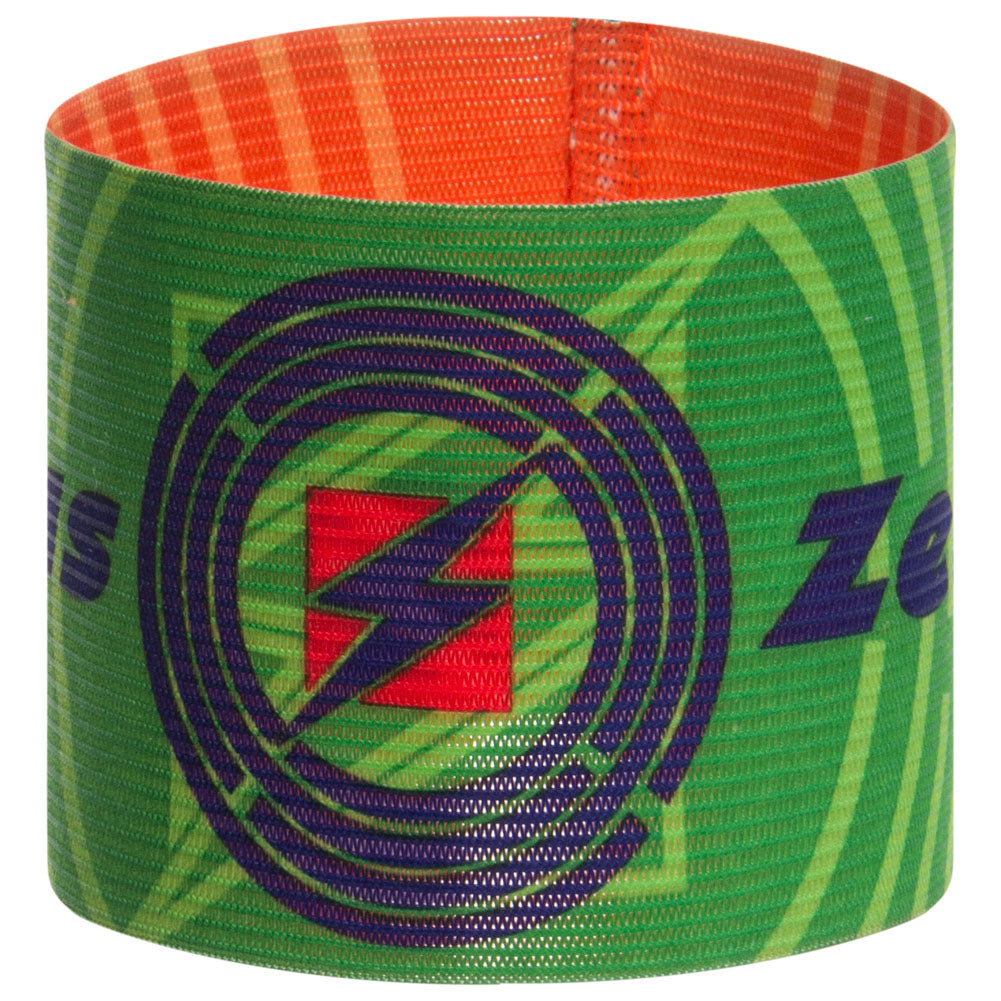 Zeus Brassard de capitaine rÃ©versible Vert Orange