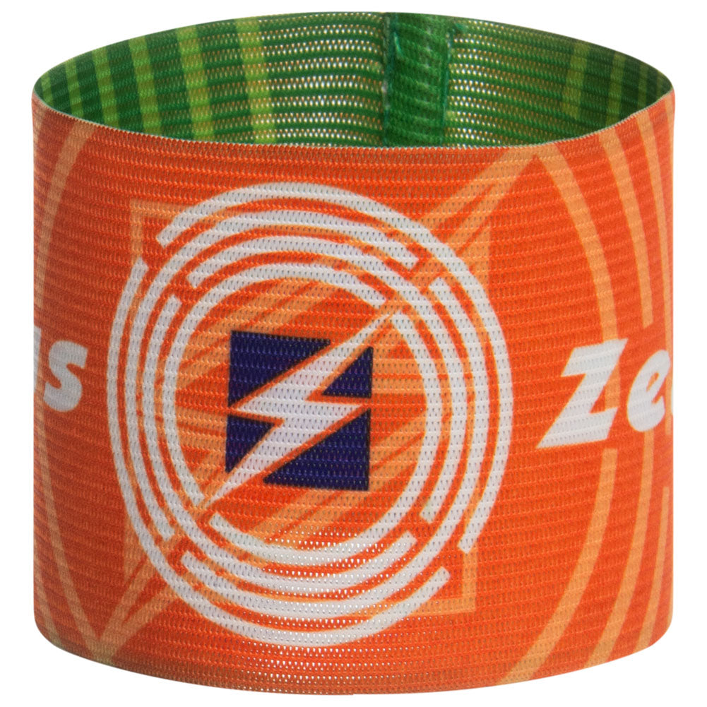Zeus Brassard de capitaine rÃ©versible Vert Orange
