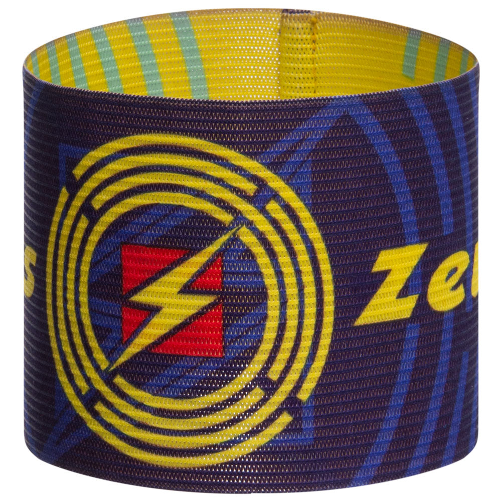 Zeus Brassard de capitaine rÃ©versible Navy jaune