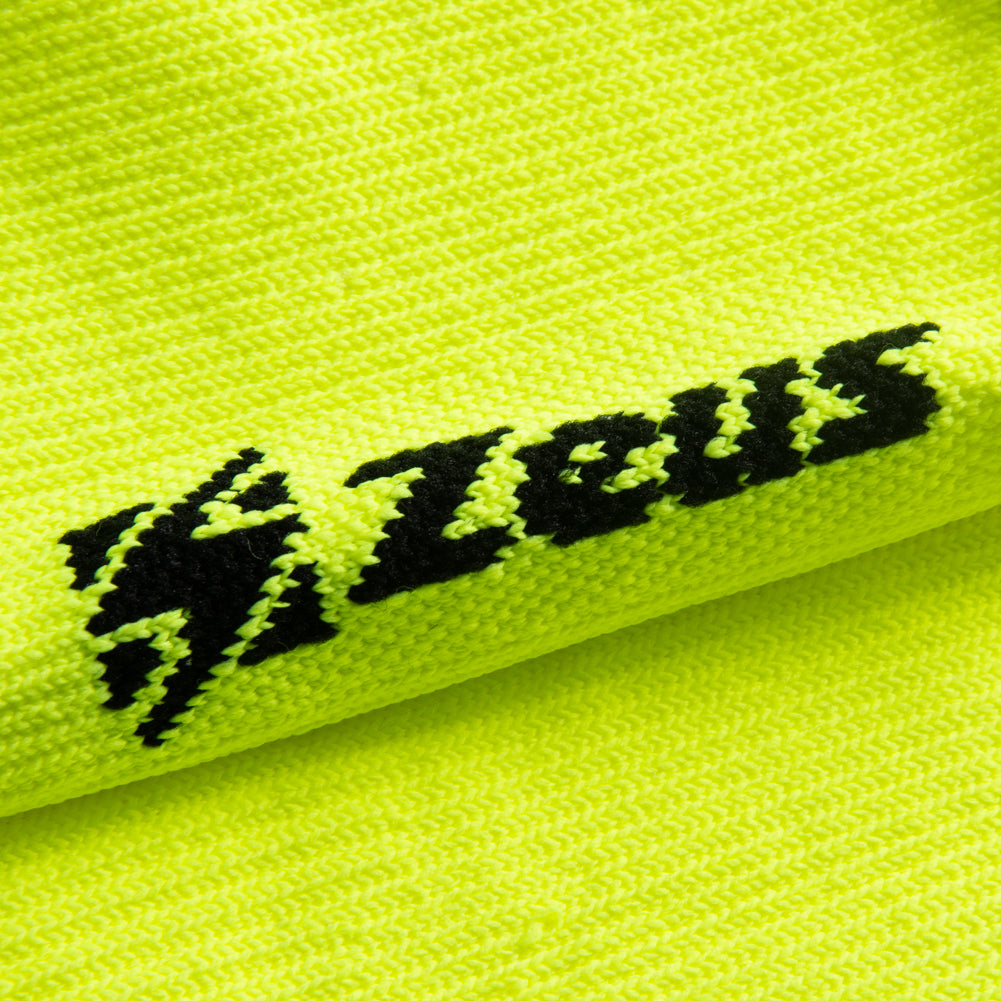 Zeus Couvre bras Manchettes de compression Ã©lastiques jaune fluo