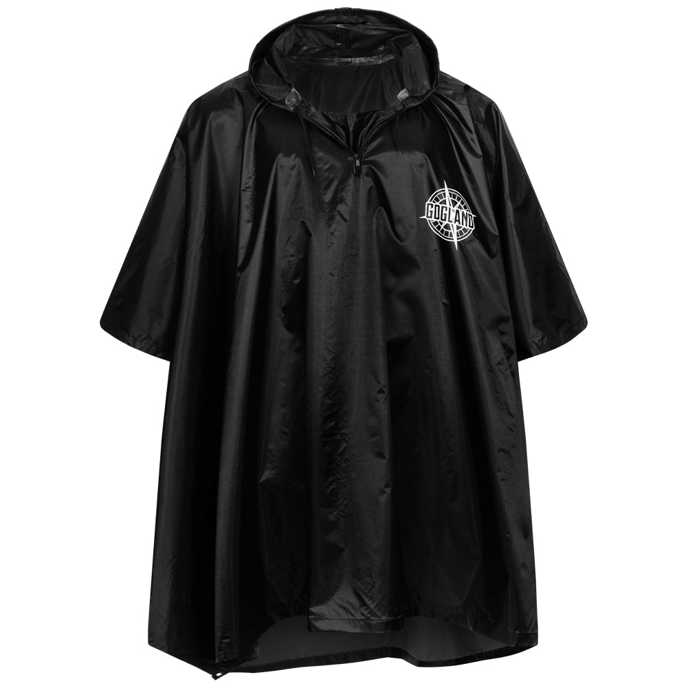 GOGLAND Â® Monsun Poncho de pluie noir