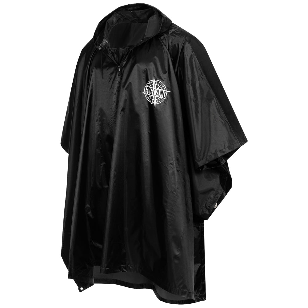 GOGLAND Â® Monsun Poncho de pluie noir